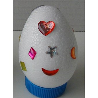 Oeuf de Pâques décoré : exemple