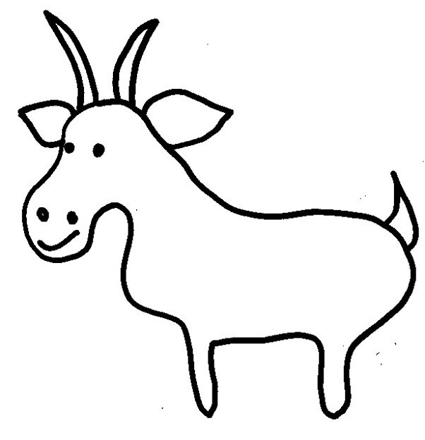 Coloriages du zodiaque chinois ch&egrave;vre
