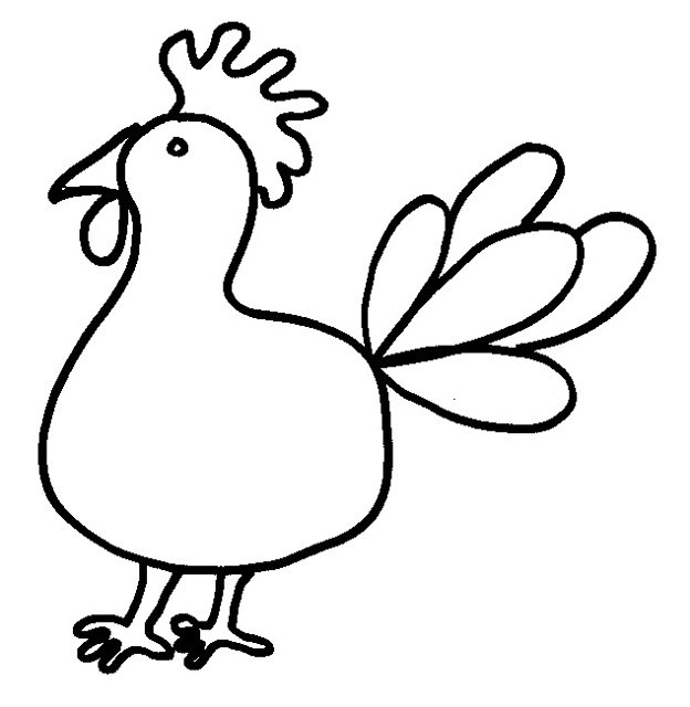 Coloriages du zodiaque chinois coq
