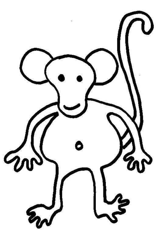 Coloriages du zodiaque chinois singe
