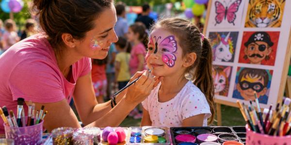 Découvrez les maquillages de kermesse préférés des enfants et nos conseils simples pour les réaliser rapidement : papillon, tigre, licorne, pirate, super-héros ou arc-en-ciel.