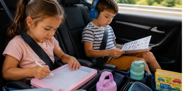 Que mettre dans un sac d'activités pour la voiture ? 30 idées pour occuper les enfants pendant le trajet