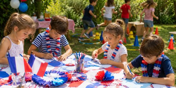 20 activités faciles pour le 14 juillet avec les enfants : des idées simples pour une journée festive