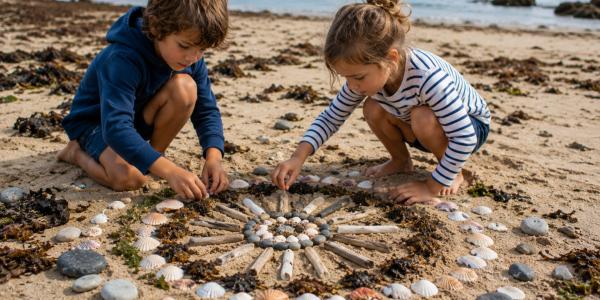 Ces idées de land art transforment la plage en terrain de jeu