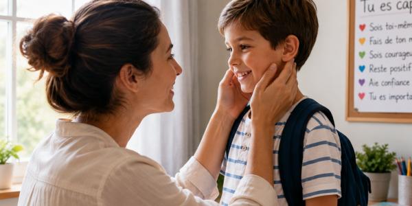 Découvrez les phrases positives à dire chaque matin à votre enfant pour renforcer sa confiance, le rassurer et bien démarrer la journée.