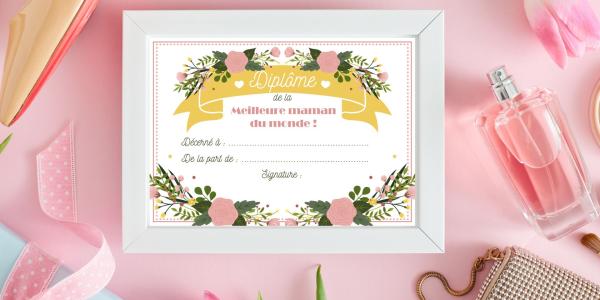 Diplôme de la meilleure maman : retrouvez plusieurs collections de diplômes à imprimer et à colorier pour l'offrir à la meilleure maman du monde ! Le diplôme meilleure maman est un cadeau tout s