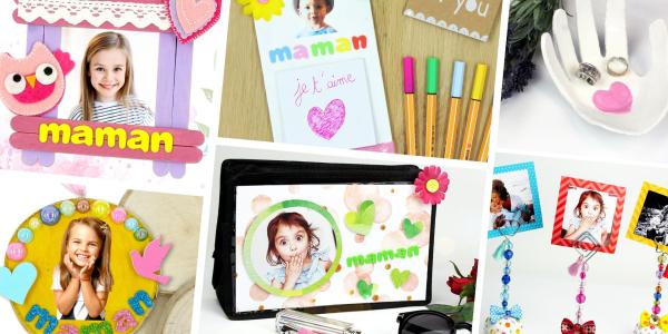 Vous cherchez une idée de cadeau de Fête des mères pour la maternelle ? Voici une sélection d'idées d'activités à proposer aux enfants dès 2 ans qui seront ravis de pouvoir offrir un cadeau à