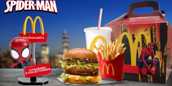 4 figurines collector, 12 porte-clés lance-toiles et 6 PS5 à gagner : tout ce que contient le menu Spider-Man de McDonald's, et jusqu'à quand en profiter.