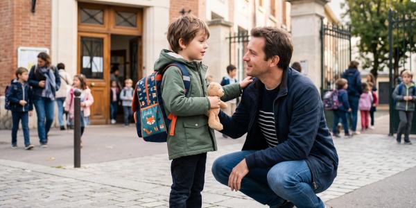 Comment distinguer le trac de rentrée normal d'un refus scolaire anxieux : les signes qui alertent, les phrases qui rassurent vraiment, et quand consulter un pro.