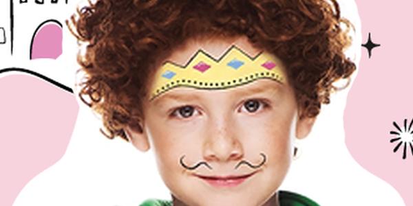 Maquillage de prince avec Snazaroo