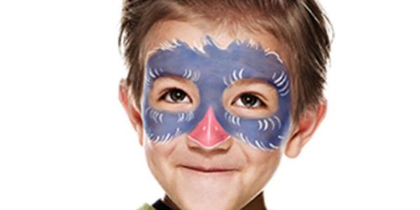 Tutoriel pour apprendre à maquiller son enfant en Perroquet