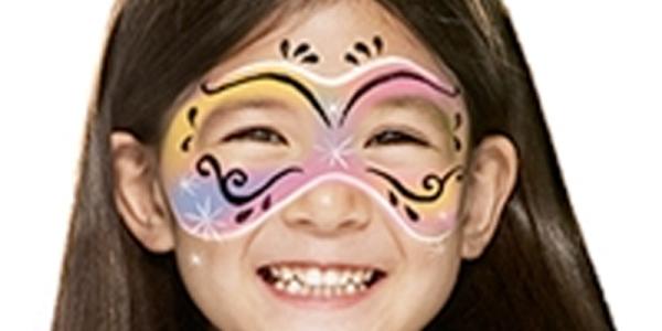 Maquillage masque de Carnaval avec Snazaroo