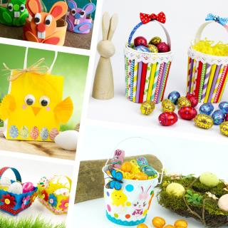 Tous les enfants ont besoin d'un panier de Pâques avant de partir à la chasse aux œufs ! Découvrez sans plus attendre nos produits, nos tutos bricolages et nos idées d’inspiration sur le thème du pani