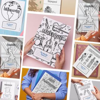 Pages de garde gratuites à imprimer pour cahiers de cours