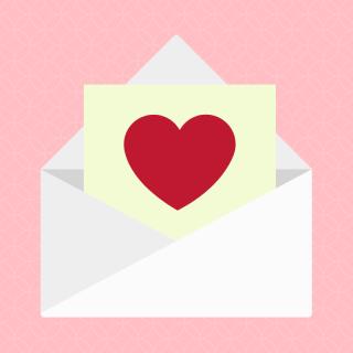 Papier a lettre saint Valentin