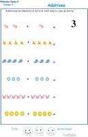 Fiches exercices maths cycle1