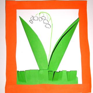 Fabriquer une carte de mai au muguet
