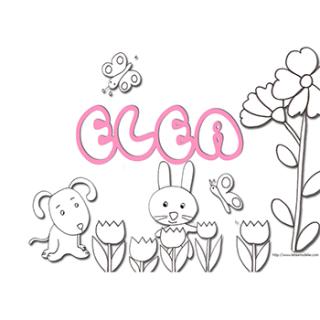 Coloriage Elea
