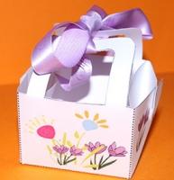 Panier fleurs à imprimer
