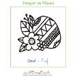 Imprimer l'oeuf de l'imagier de Pâques