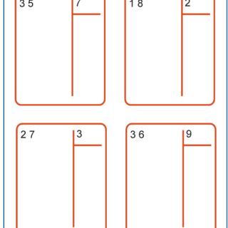 divisions sans reste  bas&eacute;es sur les tables de multiplication exercice 3