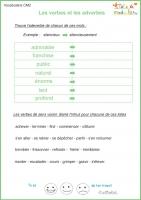 Exercice vocabulaire adverbes