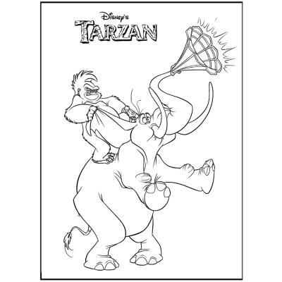 Coloriage Tarzan officiel