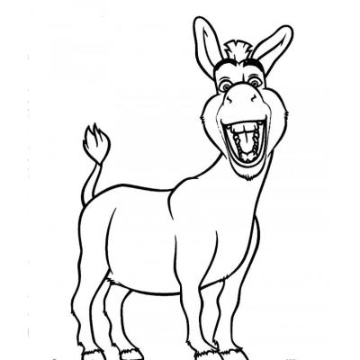 Dessin avec l'Âne de Shrek 
