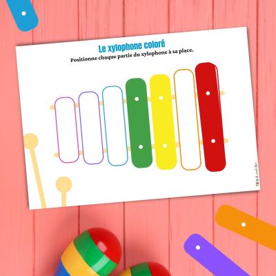 Fête de la musique : Le jeu du xylophone à imprimer