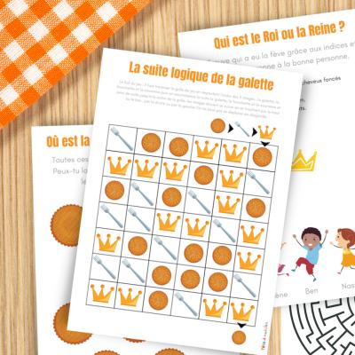Des jeux à imprimer gratuitement sur le thème de l'Épiphanie et sur la galette des rois. Découvrez des labyrinthes, des jeux de puzzle, des jeux de réflexion, des jeux de mémoire afin d'occuper les en