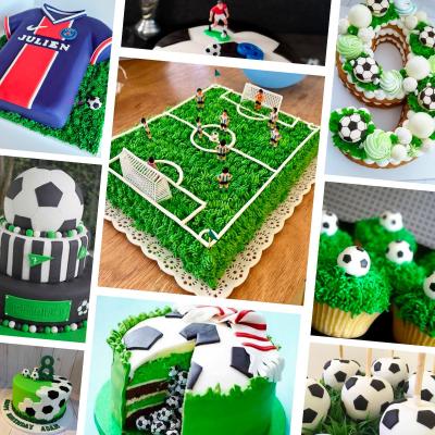 Top 15 des gâteaux sur le thème du foot