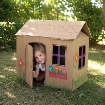 Retrouver les jouets de toujours en fabriquant une Maison en carton