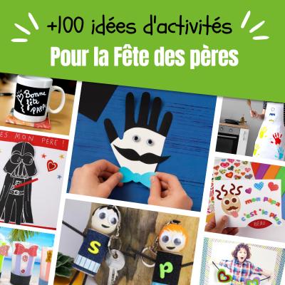 Activité fête des pères : vous cherchez une idée de bricolage pour papa à proposer aux enfants dès la maternelle ? Retrouvez notre sélection d'idées de bricolages et fabriquez avec les enfants un cade