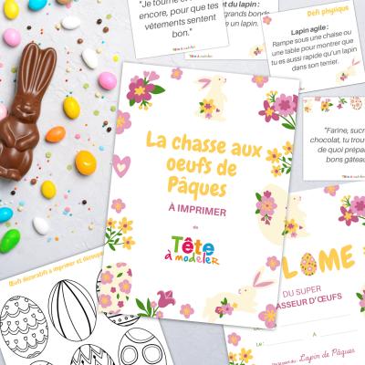 Transformez la chasse aux œufs de Pâques en une aventure palpitante grâce à notre kit d’indices et de défis à imprimer ! ??