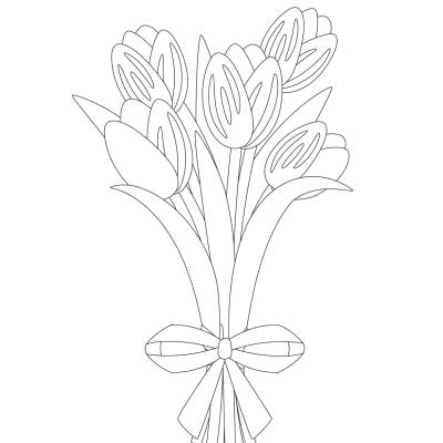 Coloriage fleurs du monde à imprimer pour apprendre le nom des fleurs et améliorer la dextérité de l'enfant.  Une fois que vous avez imprimé les coloriages de fleurs, il ne reste plus qu'à les colorie