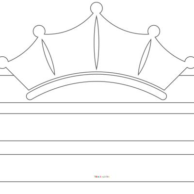 Une couronne des rois à imprimer gratuitement et à colorier pour l'Épiphanie