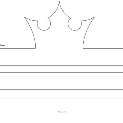 Une couronne des rois à imprimer gratuitement et à colorier pour l'Épiphanie - Page 05