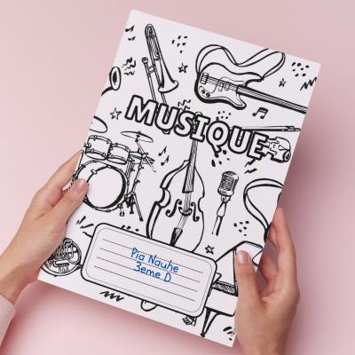 Page de garde Musique à imprimer pour cahiers