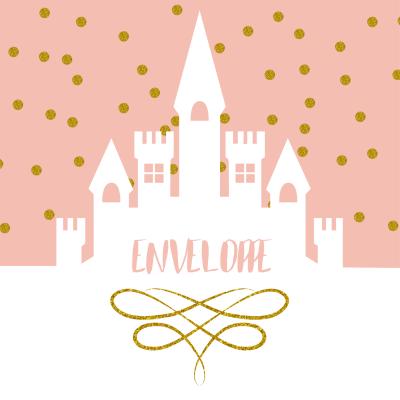 Imprimez votre enveloppe pour pouvoir inviter tout le monde au meilleur anniversaire de princesse du monde. Il suffira de l'imprimer sur une feuille A4 et de la monter afin de pouvoir y glisser l'invi