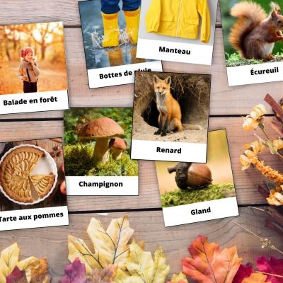 Notre imagier de l'automne à imprimer gratuitement