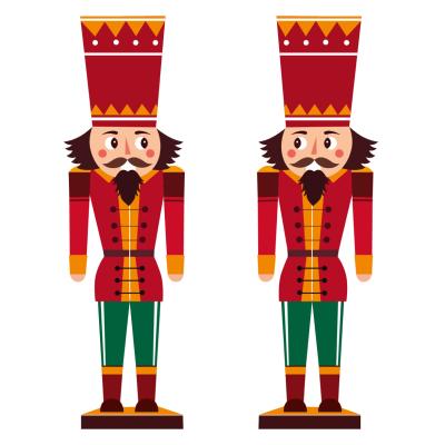 Image de Noël : image d'un casse-noisette de Noël a imprimer pour le bricolage des enfants. Ils sont à imprimer et à mettre sur vos bricolages.