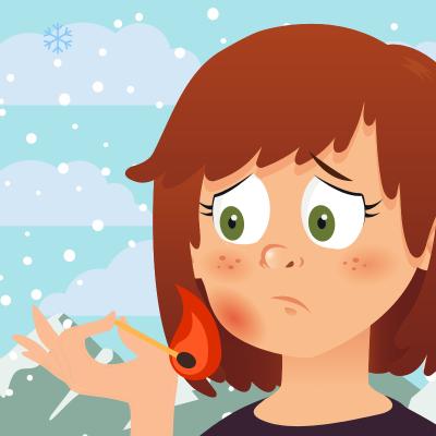 La petite fille aux allumettes et sa grand-mère