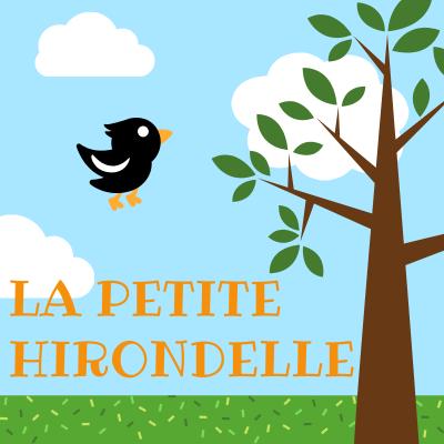 Chanson "La petite hirondelle" pour chanter avec les enfants. Paroles avec version pour carnet de chants.  Paroles et partition  de la chanson à coller par l'enfant dans un cahier de chants.
