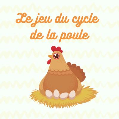 Activités pour apprendre le  cycle de la poule. Qu'est ce qu'il se passe dans l'oeuf , comme l'oeuf devient une poule , quelles sont les parties de la poule. Trouvez toutes les réponses sur cette page
