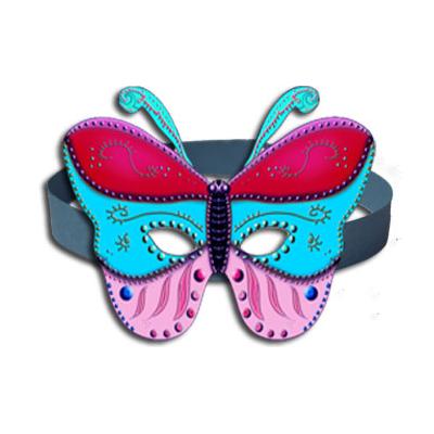 Modèles de paper toys pour masque de papillon. Les papillons font toujours de très beaux masques. Ces masques de papillon sont prêt pour l'impression. Pour réaliser un masque de papillon de trois coul