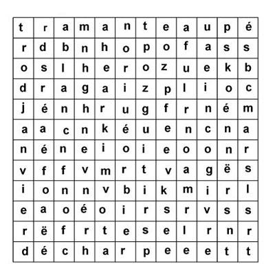 Jeux de mots cachés