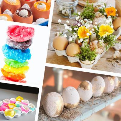 TOP 8 des activités avec des coquilles d'oeufs