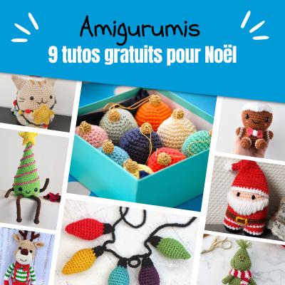 Retrouvez toutes nos idées pour fabriquer vos amigurumis de Noël et confectionner des cadeaux ou des décos trop mignonnes.