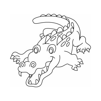 Crocodile dessin : vous cherchez un dessin de crocodile ? Tous les coloriages sur les familles de crocodiles. Avec ces coloriages , les enfants apprendront à distinguer les crocodiles, les alligators 