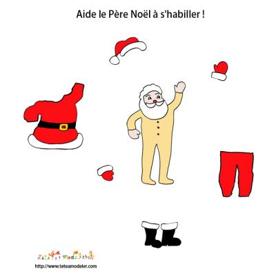 habiller le Père Noël 
